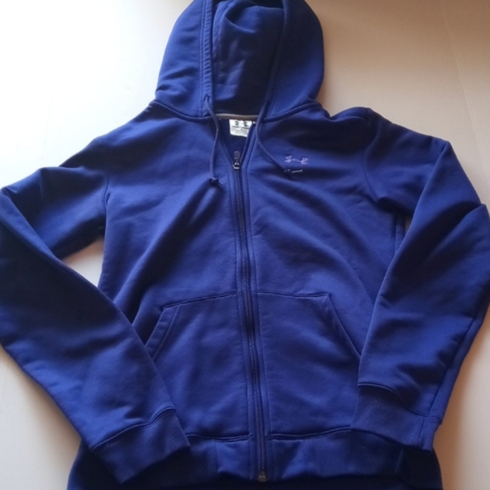 UNDER ARMOUR WOMENS PURPLE HOODIE SIZE SMALL